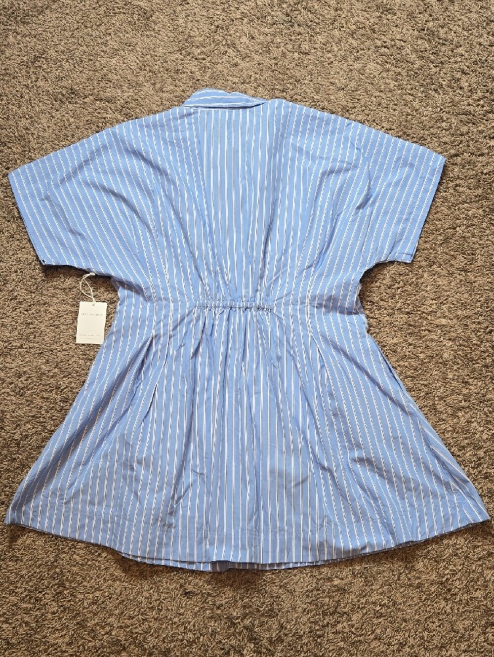 Free Assembly XL 16 - 18 Corset Blue Print Mini Dress - Picture 2 of 2